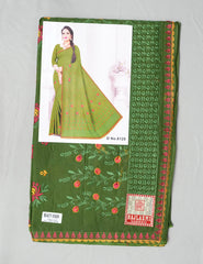 Set of 7 Sarees - Beauty Queen Pure Cotton Embroidered Saree