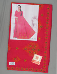 Set of 7 Sarees - Beauty Queen Pure Cotton Embroidered Saree