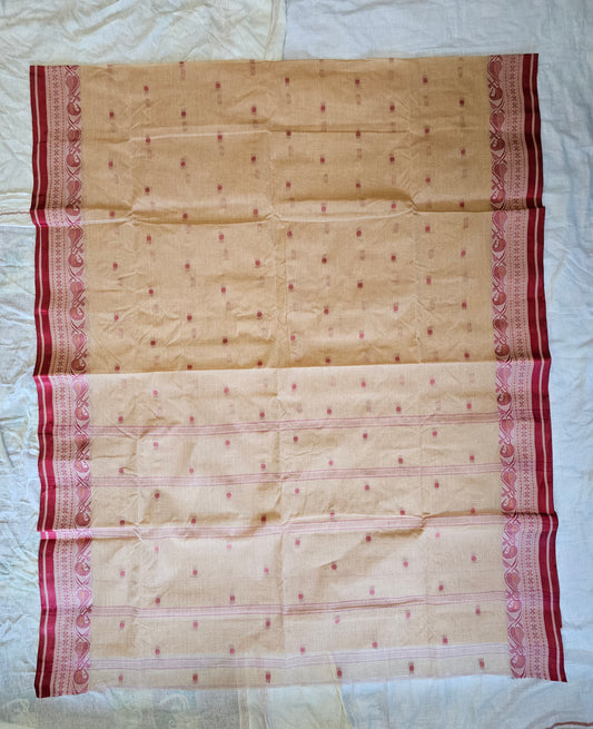 Bulk Quantity Bengal Tant Cotton Saree Without Blouse Piece