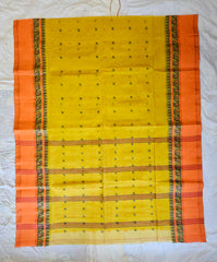 Wholesale Quantity Bengal Tant Cotton Saree Without Blouse Piece