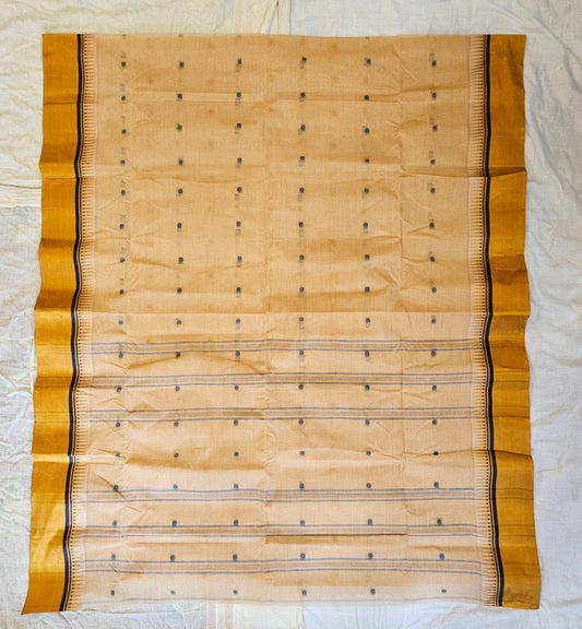 Wholesale Price Bengal Tant Cotton Saree Without Blouse Piece