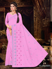 Set of 8 Sarees - Moti Mahal Pure Cotton Embroidered Saree