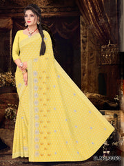 Set of 8 Sarees - Moti Mahal Pure Cotton Embroidered Saree