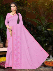 Set of 8 Sarees - Dolphin Pure Cotton Embroidered Saree