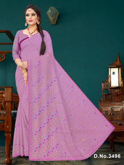 Set of 8 Sarees - Cotton King Pure Cotton Embroidered Saree