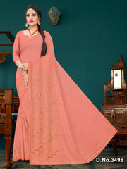 Set of 8 Sarees - Cotton King Pure Cotton Embroidered Saree