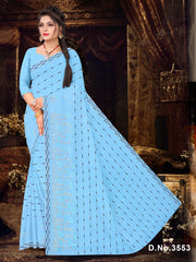 Set of 8 Sarees - Magical Point Pure Cotton Embroidered Saree