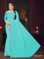 Set of 8 Sarees - Sashi Pure Cotton Embroidered Saree