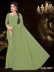 Set of 8 Sarees - Goodluck Pure Cotton Embroidered Saree