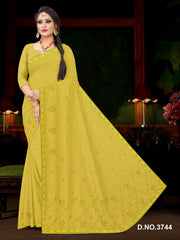 Set of 8 Sarees - Gehna Pure Cotton Embroidered Saree