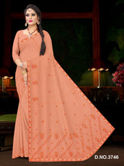 Set of 8 Sarees - Gehna Pure Cotton Embroidered Saree