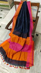 Wholesale Price Linen By Linen Saree