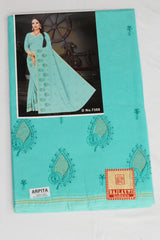 Set of 7 Sarees - Arpita Pure Cotton Embroidered Saree