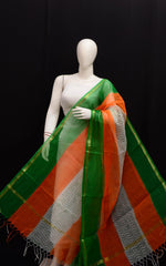 Bulk Quantity Kota Doria Printed Dupatta For Independence Day (MOQ 25 Dupatta)