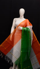 Bulk Quantity Kota Doria Printed Dupatta For Independence Day (MOQ 25 Dupatta)