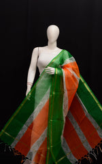 Bulk Quantity Kota Doria Printed Dupatta For Independence Day (MOQ 25 Dupatta)