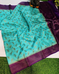 Bulk Quantity Banarasi Dupion Silk Zari Woven Saree