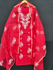 Bulk Price Kota Doria Embroidery Work Suit