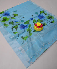 Wholesale Price Hand Painted Kota Linen Saree