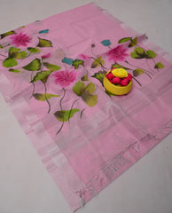 Wholesale Price Hand Painted Kota Linen Saree