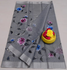 Wholesale Quantity Kota Linen Hand Painted Saree