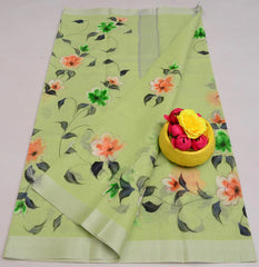 Wholesale Quantity Kota Linen Hand Painted Saree