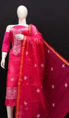 Bulk Quantity Embroidery Work Kota Doria Suit