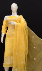 Bulk Quantity Embroidery Work Kota Doria Suit