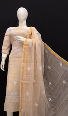 Bulk Quantity Embroidery Work Kota Doria Suit