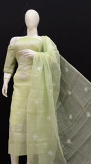 Bulk Quantity Embroidery Work Kota Doria Suit