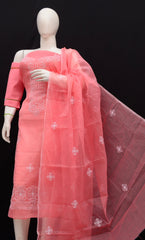 Bulk Quantity Embroidery Work Kota Doria Suit