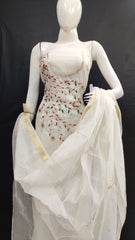 Wholesale Price Kota Doria Hand-Embroidered Designer Suits