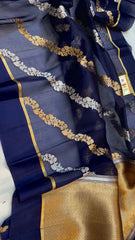 Bulk Quantity Semi Kora Organza Saree Lightweight & Festive Wear Order Sample