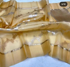 Bulk Quantity Semi Kora Organza Saree Lightweight & Festive Wear Order Sample