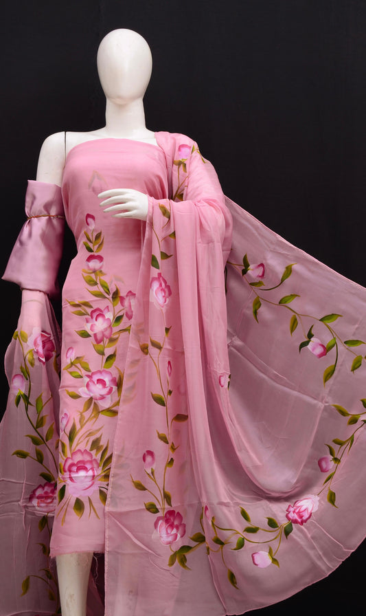 Bulk Quantity Organza Hand-Painted Suits