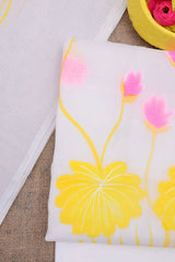 Wholesale Price Hand Painted Rajasthani Kota Doria Dress Material Order Sample