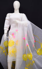 Wholesale Price Hand Painted Rajasthani Kota Doria Dress Material Order Sample