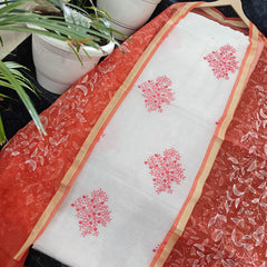 Bulk Quantity Kota Doria Embroidery Work Dress Material