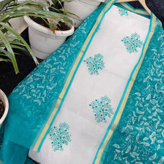 Bulk Quantity Kota Doria Embroidery Work Dress Material