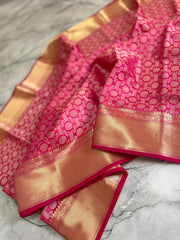 Bulk Quantity Banarasi Semi Katan Silk Saree