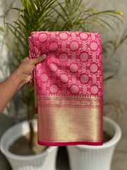 Bulk Quantity Banarasi Semi Katan Silk Saree