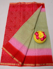 Wholesale Price All Over Embroidery Kota Doria Pure Cotton Saree