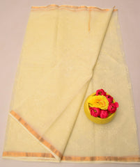 Wholesale Quantity Pure Cotton Kota Doria Saree with All Over Embroidery