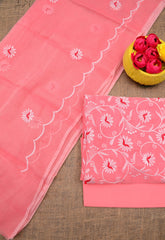 Wholesale Quantity Kota Doria Embroidery Work Suits