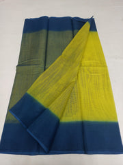 Wholesale Price Pure Cotton Kota Doria Multicolor Plain Saree