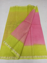 Bulk Price Pure Cotton Kota Doria Multicolor Plain Saree