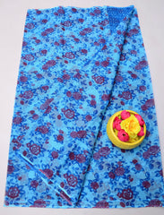 Bulk Price Kota Doria Pure Cotton Printed Saree