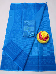 Bulk Quantity Printed Kota Doria Pure Cotton Saree