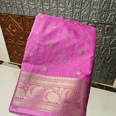 Wholesale Price Banarasi Semi Katan Silk Saree