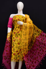 Bulk Quantity Pure Cotton Kota Doria Floral Print Suit